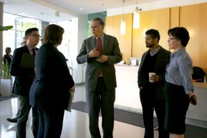 Gov. Inslee Hosts Round Table With College Students at ISB